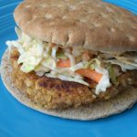 Spicy Chickpea Burgers With Slaw