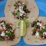 Spicy Black Bean and Corn Tacos
