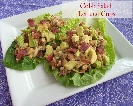 cobb salad lettuce cups