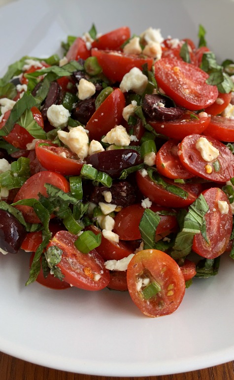 Tomato Olive Feta Salad