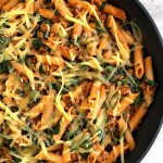 Penne with Sausage and Spinach