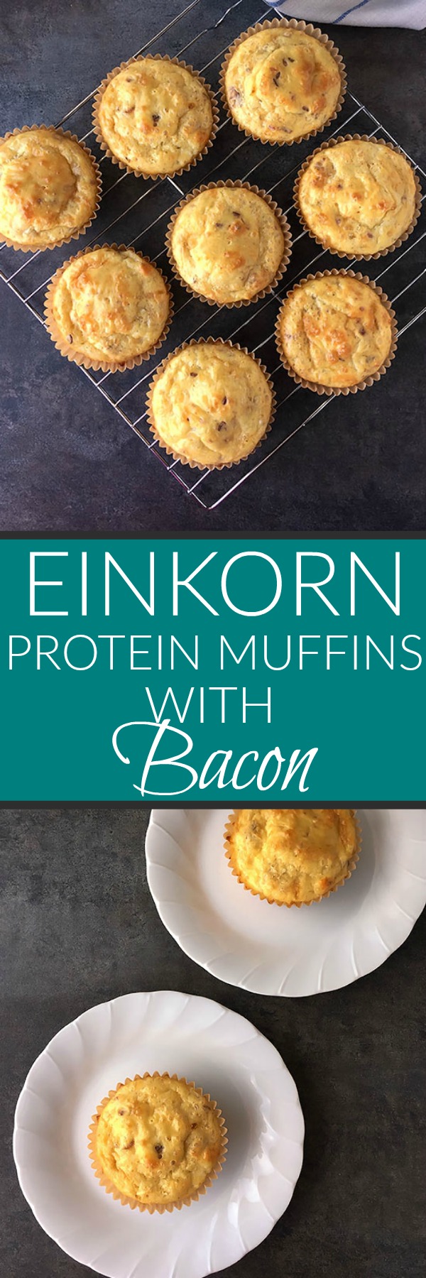 Einkorn Protein Muffins with Bacon