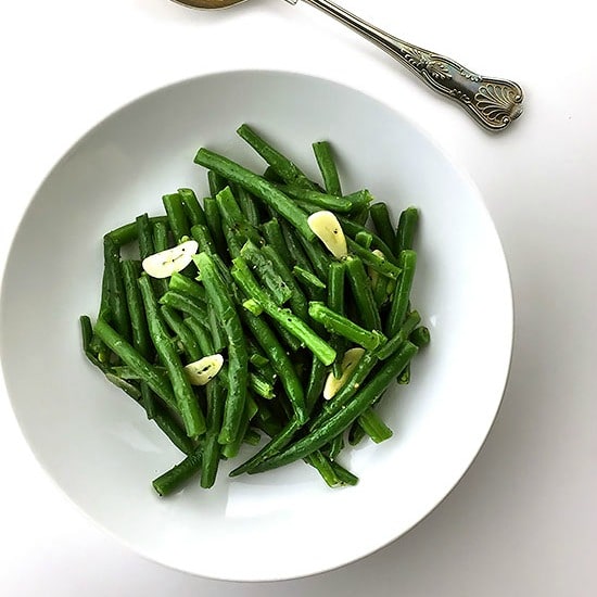Super Tender Green Beans with Scallions and Garlic
