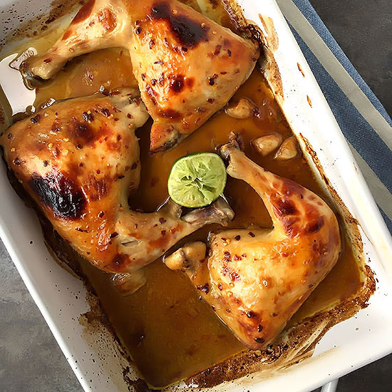 Honey Dijon Chicken with Lime