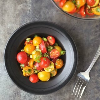 Marinated Cherry Tomato Salad