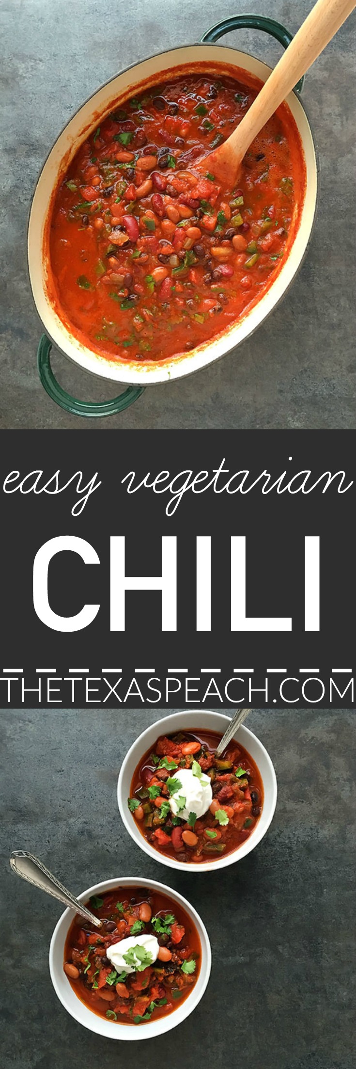Easy Vegetarian Chili