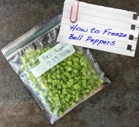 How to Freeze Bell Peppers