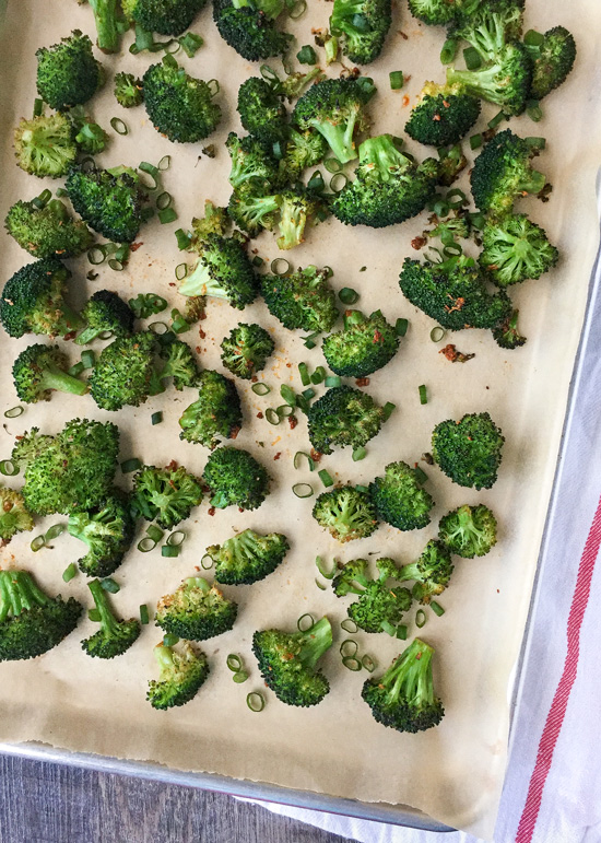 Featuring a deliciously smoky flavor, this oven roasted broccoli makes a quick and easy side dish!