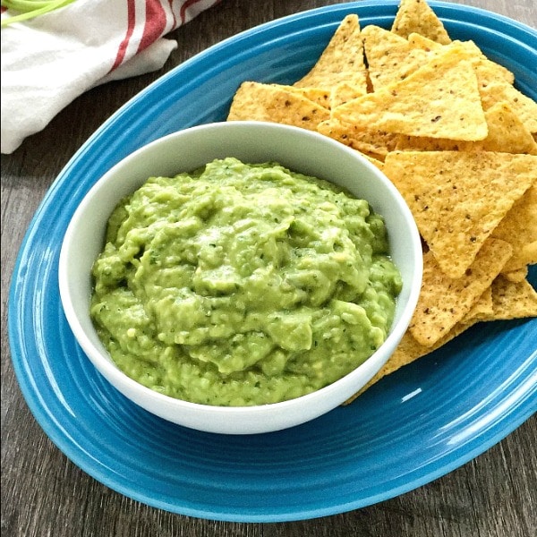 This Green Sauce is a healthy and easy dip made with fresh tomatillos and avocado.