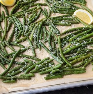 These frozen Oven Roasted Green Beans make a healthy and easy side dish for dinner!